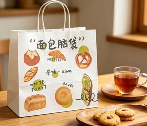 Customized Logo Design Luxury Gift Shopping Bag for Clothing White Cardboard Paper Packaging Ribbon Handle Custom Color - Product Image 1