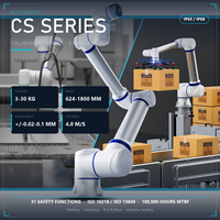 Robot Colaborativo Elite Robots Serie CS, Cobot de 6 Ejes, Carga Útil de 3-30 kg, Alcance de 1800 mm, IP65, ISO13849, 31 Funciones de Seguridad