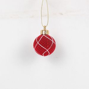 كرة عيد الميلاد على شكل خط قطري كلاسيكي 60 كرة عيد الميلاد مع الترتر مخصصة بالجملة - Product Image 1