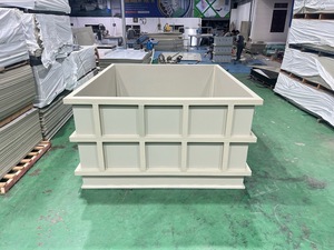 Tanques de presión rectangulares de plástico PE y HDPE, y tanques de PP (polipropileno) de diseño personalizado para productos químicos, agua, aceite y combustible, procedentes de Vietnam. - Product Image 4