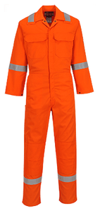 A buon mercato all'ingrosso a prova di fuoco abbigliamento impermeabile di un pezzo abbigliamento da lavoro di sicurezza striscia riflettente tuta uniforme - Product Image 3