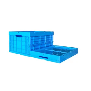 China Heavy Duty Folding Plastic Containers Box Collapsible Storage Crates