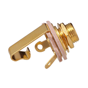 Prise <span class=keywords><strong>jack</strong></span> mono pour guitare basse Switchcraft en laiton 1/4 pouce 6,35 mm, prise <span class=keywords><strong>jack</strong></span> électro, entrée/sortie, pour pièces de guitare - Product Image 6