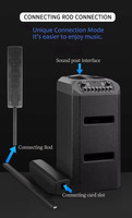 Altavoz de Torre para Interiores y Exteriores, Altavoz Profesional para Karaoke, Sistema de Sonido Portátil para Teatro, Altavoz Activo de Línea