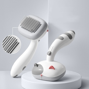 Reusable Good Quality Self Cleaning Pet Brush <b>Massage</b> Pet Hair Remover for Pet Grooming - Product Image 6