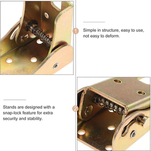 Heavy Duty 90/180 Degree Self-Locking <strong>Hinge</strong> for Dining Chair Legs with <strong>Table</strong> Support <strong>Extension</strong> - Product Image 3