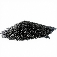 Granul PVC Hitam Polivinil Klorida Daur Ulang, Masterbatch, Bahan Baku untuk Sepatu, Sandal, Pipa, Mainan Plastik, Injeksi