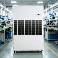 Déshumidificateur industriel vertical 720L à faible consommation pour atelier, garage, remise – Sécheur d'air et absorbeur d'humidité
