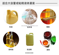 0.5-2L Rotor Pompe Grand Grand Volume Eau Huile Remplisseur Désinfectant Pour Les Mains Détergent Bouteille Visqueux Liquide Pâte Machine De Remplissage