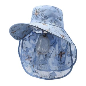 Sombrero de Pescador para Mujer con Cubierta Facial, Transpirable, Protección Solar, para Verano, Actividades al Aire Libre, Jardinería, Ciclismo - Product Image 2