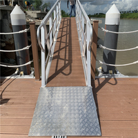 Le ponton durable flotte la marine + fournit le ponton flottant en aluminium standard