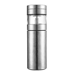 Pure Titanium <b>Tea</b> Water Separation Insulated Cup With Strainer Business Gift Set - Product Image 5