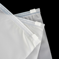 Sacs en plastique personnalisables avec logo, sacs refermables à fermeture éclair en PE, pochettes verticales pour l'emballage de chaussures et de vêtements