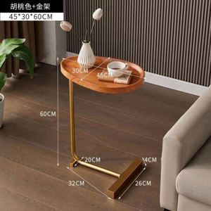 Simple Modern Ultra-narrow Angle Side <b>Table</b> <b>Small</b> Apartment <b>Small</b> Coffee <b>Table</b> End <b>Table</b> - Product Image 5