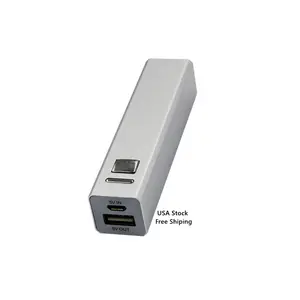 Heißer Verkauf China Ali Stock Neue Produkte Benutzer definierte Power Bank Tragbares Handy-Ladegerät Aluminium tragbare Power Bank