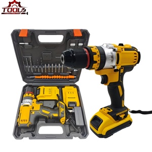 Juego de Taladro de Impacto con Batería de Litio de 21 V, Taladro Eléctrico Inalámbrico Industrial de Alta Calidad, Destornillador Eléctrico con Batería de Iones de Litio - Product Image 1