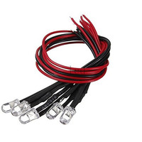 3mm 5mm 5V 12V 24V LED rouge vert bleu jaune UV Orange rose blanc chaud rvb pré-câblé eau Diodes électroluminescentes