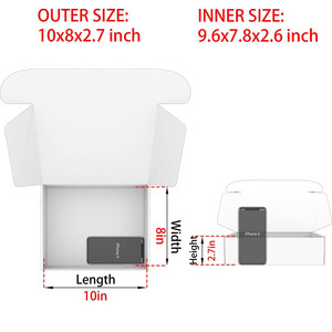 Scatole di spedizione rosa per piccole imprese pacchetto di cartone corrugato spedizione di articoli artigianali per regali di imballaggio di prodotti <span class=keywords><strong>Online</strong></span> - Product Image 3
