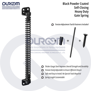 11.5 inch Heavy Duty cổng mùa xuân cho gỗ hàng rào cổng thép tự đóng cửa tự động gần gũi hơn phần cứng - Product Image 2