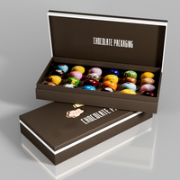 Fabricante personalizado vacío postre caramelo papel cartón embalaje lujo Chocolate regalo conjunto caja de embalaje
