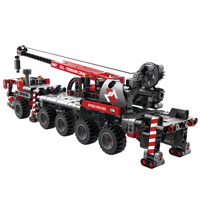 COGO 5807 Véhicules Blocs de Construction Grue Lourde Nouveaux Jouets Briques Technologiques Puzzles Modèle pour Blocs Modèles de Construction Jouets