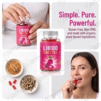Gomitas para Aumentar la Libido Femenina, Maca, Ashwagandha, Sabor Frambuesa, Marca Privada, Fabricante de Suplementos con Fórmula Personalizada OEM