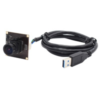 Modul Kamera USB 3.0 Kecepatan Tinggi ELP Low Light IMX291 High 50FPS untuk Golf Swing dengan Lensa Sudut Lebar 120 Derajat Distorsi Rendah