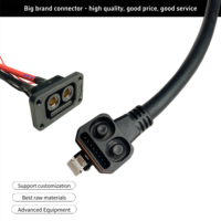 Connecteur mâle/femelle JBoCnt DM80 haute intensité 60-150A 600V IP67 étanche anti-vibration pour station d'échange de batteries EV UL94-V0