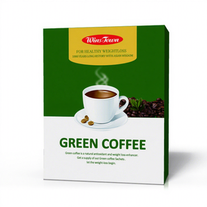 Café Verde Amargo Adelgazante de Alta Calidad con Sabores a Chocolate y Azúcar para una Pérdida de Peso Instantánea y Supresor del Apetito - Product Image 1