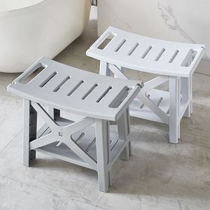 Tabouret de bain pliable en plastique, siège de douche pour salle de bain, toilettes, usage pour personnes âgées - Product Image 1