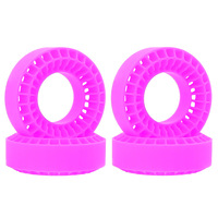 Pièces de voiture RC avec étiquette personnalisée Inserts de pneus en silicone pour pneus de roue de 55mm 1.0 "pour voiture sur chenilles 1/18 1/24 RC Axial SCX24 FMS TRX4M