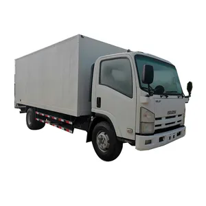 Strong load capacity ISUZU 4x2 euro4 9-12t diesel van cargo truck