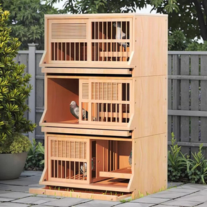 Gabbia Modulare Commerciale per Uccelli in Legno di Lusso per Tutte le Stagioni Accessorio Premium per Allevamento Animali Domestici - Product Image 1