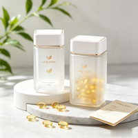 Contenant en verre carré de qualité alimentaire de 120 ml, idéal pour les bonbons, les compléments alimentaires et les produits secs, avec couvercle anti-fuite