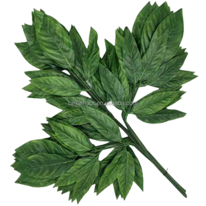 Vente en gros de haute qualité Feuilles artificielles Real Touch Plantes décoratives artificielles Plantes de verdure Feuille de <span class=keywords><strong>laurier</strong></span> - Product Image 3
