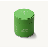 Boîte de conserve Makamura Tokichi Matcha de luxe hermétique de qualité alimentaire personnalisée emballage de boîte de conserve ronde verte de 30g de poudre de Matcha