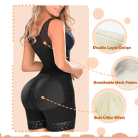 Meilleure Vente : Gaine Amincissante Colombienne Post-Opératoire pour Femme, Shapewear Intégral Longueur Mi-Cuisse, Corset Amincissant Ventre Plat
