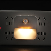 Lampe de nuit LED à détecteur de mouvement à brancher sur prise murale, allumage et extinction automatiques, pour chambre à coucher, escalier, couloir, armoire, usage domestique
