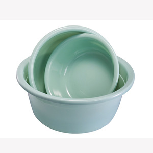Plastic Washbasin Round 27cm Durable Household Basin For Kitchen Laundry Bathing Student Use - Product Image 5