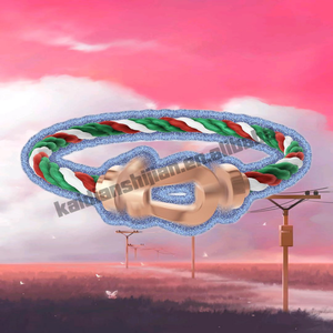 Bracelet Charme Fer à Cheval Vintage Français en Argent Sterling Plaqué Or et Zircon de Qualité 2025 – Bijou Quotidien pour Femme - Product Image 5