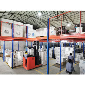 Type réglable de poutre de panneau de maille de stockage de rayonnage d'entrepôt industriel système de rayonnage de <span class=keywords><strong>mezzanine</strong></span> soutenu par support résistant - Product Image 1