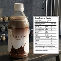OEM ODM Marque Privée Adulte RTD Liquide Oral Riche en Protéines pour la Croissance Musculaire et la Perte de Poids 500ml 18 Mois