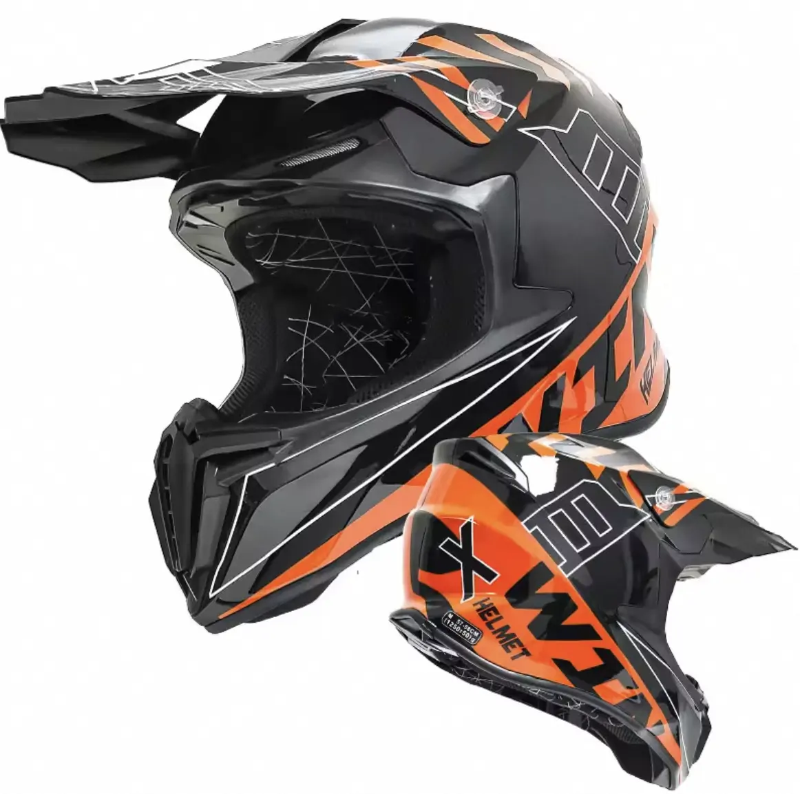 Cina casco integrale DOT Mountain Racing Bike timone per adulti Unisex Cross Country Safety moto ABS Racing casco