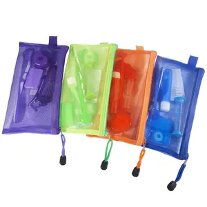 Kit de cepillo de dientes de ortodoncia portátil para pacientes de Ortodoncia, Kit de cuidado de ortodoncia para aparatos ortopédicos, cepillo Interdental, cera Dental