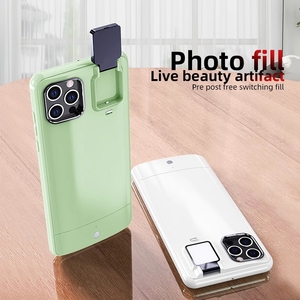 Custodia per telefono a LED per <span class=keywords><strong>Iphone</strong></span> 14 13 Pro Selfie Ring Flash Photo Fill Light custodia per telefono con fotocamera Flash portatile Mini torcia esterna - Product Image 6