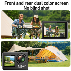 Hongdak mới thể thao ngoài trời lặn máy ảnh xách tay micro HD nhiếp ảnh ghi 6K 25FPS 5K 30 fps thể thao máy ảnh - Product Image 3