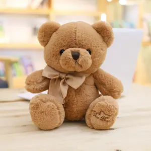 Valentine's Day Custom Led Light 100% PP Cotton Cuddly Teddy Bear Stuffed Plush Toy