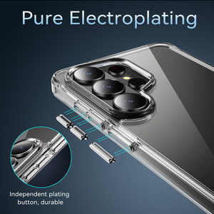 Funda Transparente de TPU para <span class=keywords><strong>Samsung</strong></span> S26 Ultra S23 Plus S25Edge S24 <span class=keywords><strong>S22FE</strong></span> S21, Protectora con Esquinas Reforzadas Antigolpes - Product Image 5