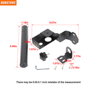 Accessoires extérieurs de haute qualité Support de mât de drapeau/antenne en fer pour Suzuki Jimny 2007-2017