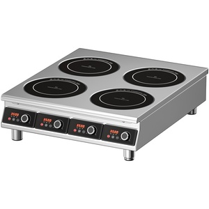 Cuisinière à induction électrique domestique à brûleur unique, robuste, avec boîtier en acier inoxydable et commande tactile via application - Product Image 1